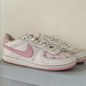 Woven super rare pink Nike AF1